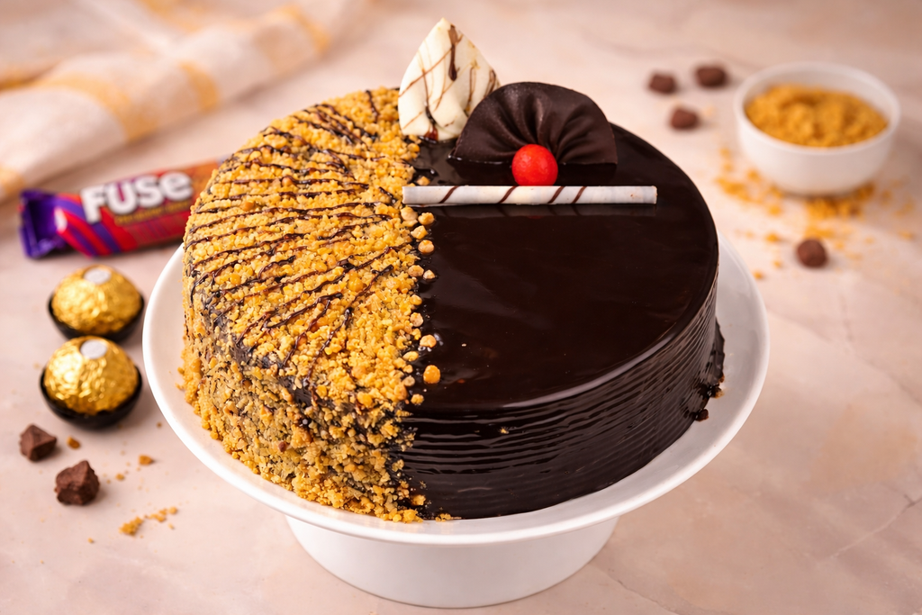 Chocolate Butterscotch Cake