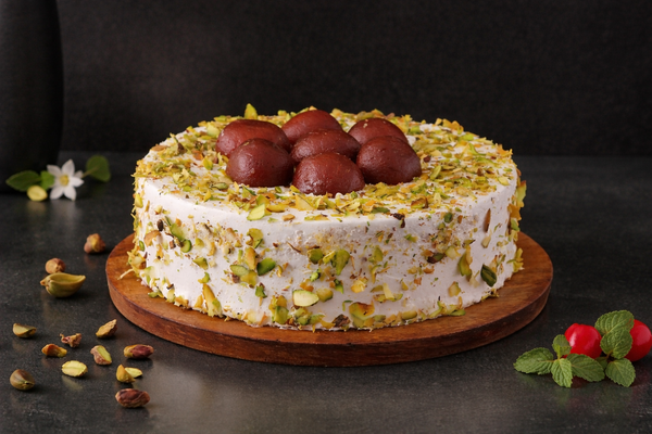 Yummy Gulab Jamun Cake
