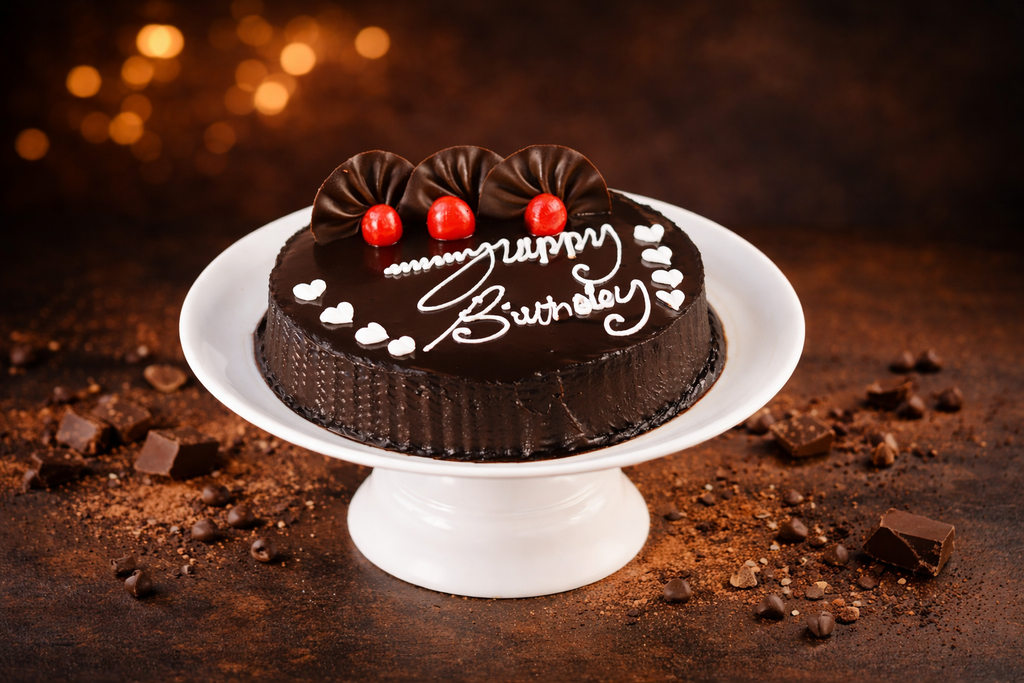 Pure Chocolate Truffle Cake